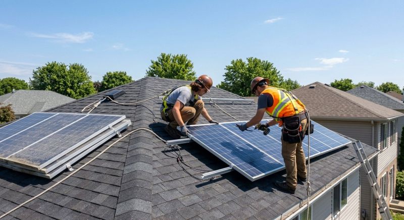 Photovoltaic Fan Installation